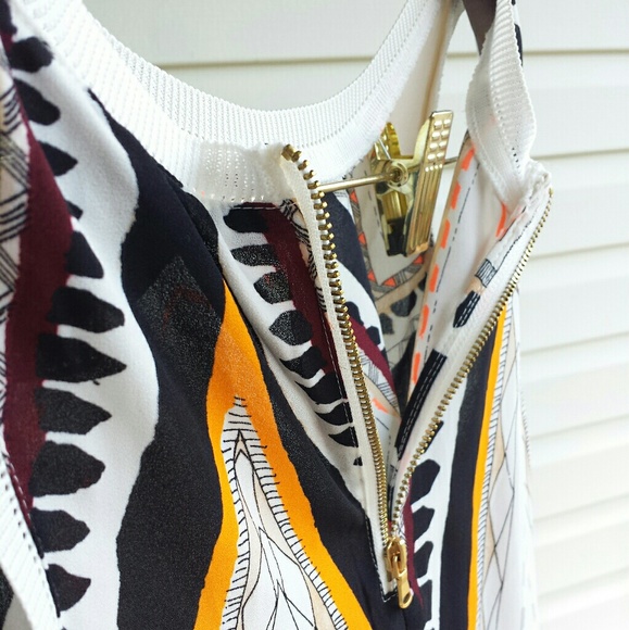 Mossimo Tribal Sheer Sleeveless Graphic Tee XS - Picture 7 of 8